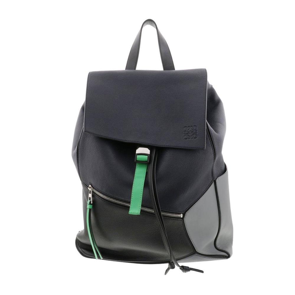 Loewe Puzzle Backpack Blue - Gem